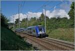 The SNCF Z 24618 on the way from Valence to Geneva between Russin and Satigny.