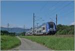 The SNCF Z 24607  Computermouse  on the way to Valace Ville near Pougny.