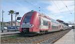 The SNCF Z26582 is in Antibes as ZOU TER on its way towards Cannes.

March 27, 2025