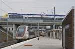 The TGV Lyria 9206 from Zürich to Paris Gare de Lyon by his stop in Belfort Montbéliard TGV Station.