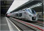 The SNCF Z 31501 M (Coradia Polyvalent régional tricourant) by test runs in Lausanne 29.04.2019