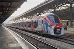 The SNCF Z 31503 M (UIC 94 87 0031 503-9F-SNCF) Coradia Polyvalent régional tricourant by test runs in Lausanne.