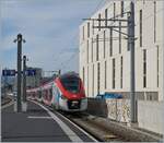 The SNCF Z 31513 and  541 in Lancy Pont Rouge on the way to Annemasse.