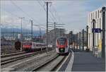 The SNCF Z 31503 M (Coradia Polyvalent régional tricourant) is arriving at Lancy Pont Rouge.