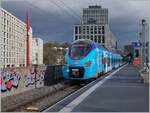 The SNCF Coradia Polyvalent régional tricourant 31545 and an other one are on the way from Coppet to Thonon.