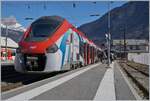 The SNCF Z 31509 Coradia Polyvalent régional tricourant is arriving at St Gervais Les Bains Le Fayet.