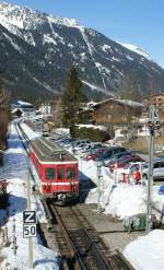 The SNCF Z 600 in Chamonix.