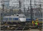 The TGV Atlantique/Rseau 4520 is entering into the station Bruxelles Midi on June 25th, 2012.