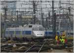 The TGV Atlantique/Rseau 4520 is entering into the station Bruxelles Midi on June 25th, 2012.