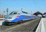 The SNCF TGV 523 in Strasbourg.