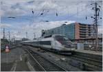 The SNCF inoui TGV 507 in Strasbourg.