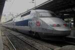 On 19 September 2011 TGV 508 stands in Paris Est. 