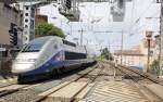 SNCF TGV POS fast train in Saint-Raphäel.