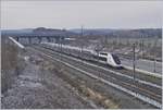 The TGV 6704 from Mulhouse to Paris is leaving the Belfort-Montbéliard-TGV Station.
11.01.2019