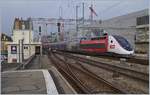 The TGV Lyria 4721 on the way to Paris in Lausanne.