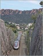 Two SNCF TGV Duplex trains are shortly before Agay on their way from Paris to Nice.

March 24, 2024