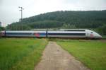 TGV POS no 4411 between Lonsee and Urspring, June 18th, 2008.
