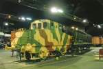 This WW-1 French Diesel Loco stands in the railway museum Cit du Train in Mulhouse and was photographed on 24 September 2010.
