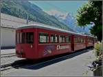 Train N 53 of the mer de glace railway photographed in the station of Chamonix Mont Blanc on August 3rd, 2008.