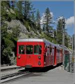 Train N 56 is arriving at Montenvers Mer de Glace on August 3rd, 2008.