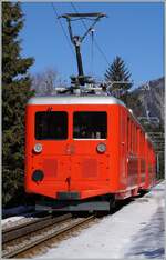 The  Mer de Glace  train 42 on the way to the Mer de Glace in Chamonix.