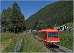 The SNCF Z850 N° 52 (94 87 0001 854-2 F-SNCF) from Les Houches will be shortly arriving at Vallorcine Station.