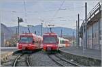 In Vernayaz MC, the SNCF Z 800 002 and the TMR BDeh 4/8 No.