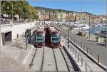 Arguably the most beautiful tram stop: perfectly integrated into the structure of Nice's port area, the Port Lympia tram stop is the terminus for lines 2 and 3, which run to the airport and Saint-Isidore, respectively. Alstom Citadis 405 trams are operated by Tramway de Nice on these routes.

September 17, 2026 