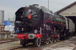 On 26 May 2019, ex-SNCF 141 R-1244 stands in Brugg during an Open Weekend, organised by the Verein Mikado 1244 -steam engines with 1D1/484 axles settings are called Mikado; the Japanese railways being the first to order such locos at the end of the 19th century. MIkado is one of the formal titles of the Emperor of Japan.