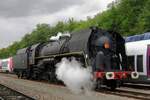 On 17 September 2011 Mikado 141 R-840 was one of three 141Rs to play a major guest role at Longueville with extra trains. S\adly, this was no reason for the Sun to come and play along as well...