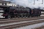 DDF 241A65 lets off steam at Brugg AG on 17 May 2026 in preparation for a massive extra ride to Solothurn.