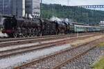 Le 17 mai 2026, la 241A-65 de DDF est accouplée à un train supplémentaire à Brugg AG. Une fois cela fait, ce train avec deux locomotives à vapeur ex-SNCF en traction, continuera vers Soleure pour une grande excursion.