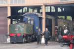 Tram loco 'SUZANNE' stands in the shed of AJECTA at Longueville on 19 September 2010.