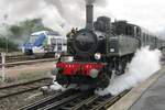 ABC-2 departs from Longueville with a steam shuttle to Provins on 18 September 2011.