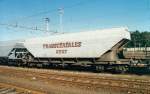 Covered Hopper Wagon for grain SNCF Transcereales in Milano, Sept.