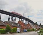 . A 648 unit is running on the bridge in Rendsburg on September 18th, 2013.