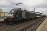 MRCE U2-014 hauls an Abellio replacement train at Bochum Hbf , 14 February 2022.