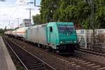 Alpha Trains 185 614 hauls an LPG train through Köln Süd on 24 September 2020.