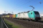 Alpha Trains 186 226 enters Venlo on 5 March 2022.