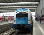 183 002 is standing in Munich main station on May 23th 2013.