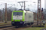 CapTrain 185 649 runs light through Frankfurt (Oder) on 25 February 2020.