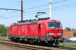 The DB Cargo 193 328 coming from the port of Antwerp.