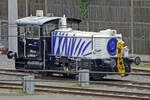 Lokomotion's shunter 333 716 eases at Kufstein on 18 September 2019.