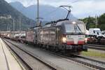 On 20 September 2021, Mercitalia X4E-705 is about to leave Kufstein.