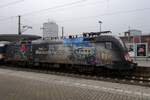 MRCE U2-060 stands at Bochum Hbf on a grey 26 January 2022.