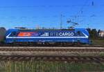 RTB Cargo/NorthRail 192 016 se trouve à Landshut (Bay) le matin du 16 septembre 2023.