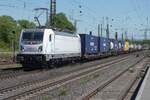 Northrail/KRE 188 103 hauls one of many freights through Neuwied on 30 April 2026.