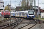 NWB 440 330 leaves Bremen Hbf on 27 April 2016.
