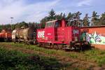 OHE 60024 stands at Celle on 16 September 2020.