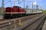PRESS/MTEG 204 347 banks a 'vegetation containment' out of Chemnitz HBf on 27 May 2025.